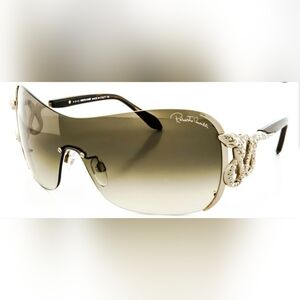 Vintage Robert Cavalli Nusakan Sunglasses Black & Silver